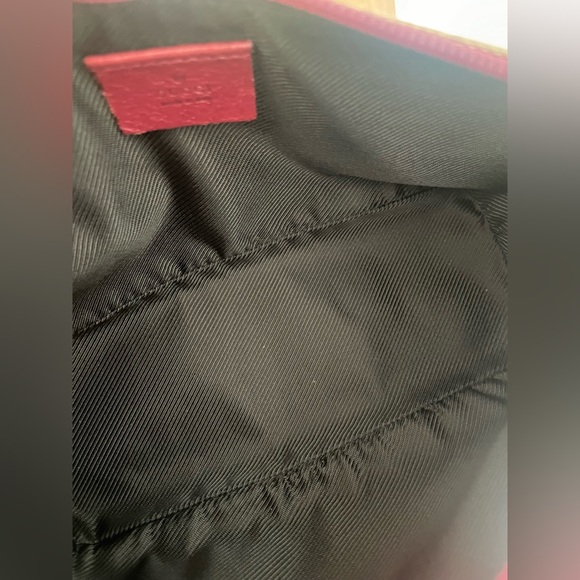 SOLD 🥰 Gucci GG Canvas Beige/Pink Boat Pochette - Picture 5 of 12